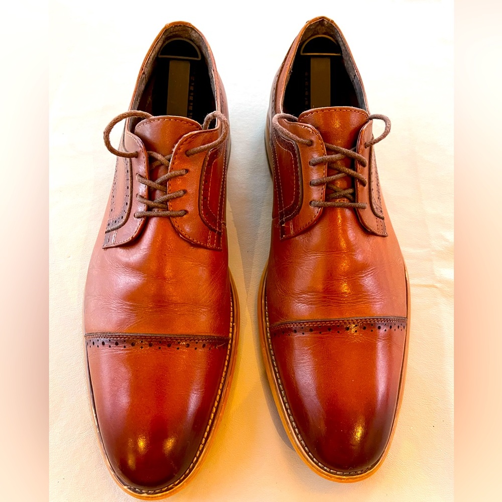 Stacy Adams Brown Dickinson Oxford dress shoe - size 10M